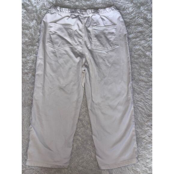 Country Store Women’s Sz. L White Crop Pants. Grt. Pair & Quality - Picture 5 of 9